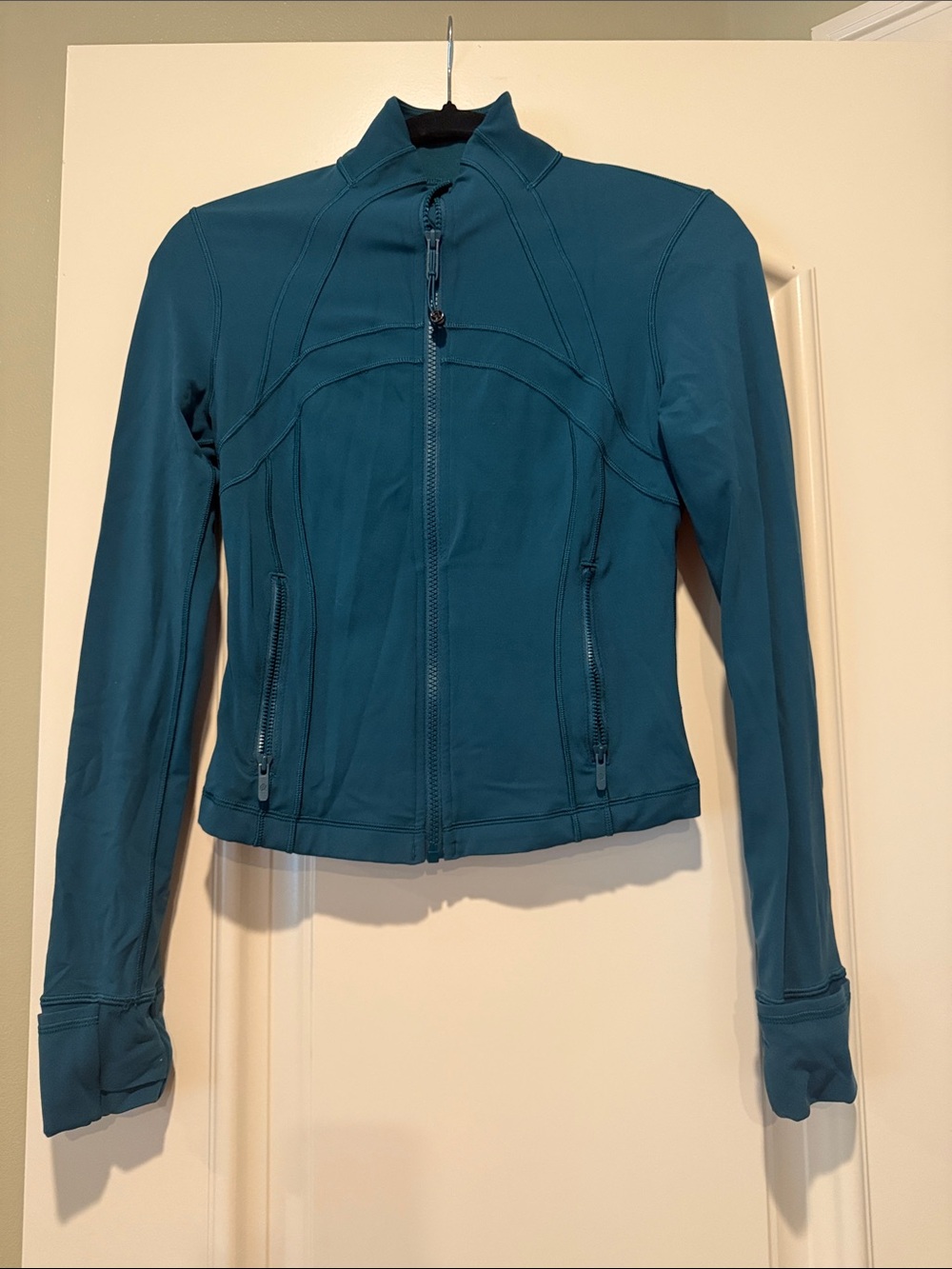 Lululemon Women’s Teal Zip-Front Active Jacket
